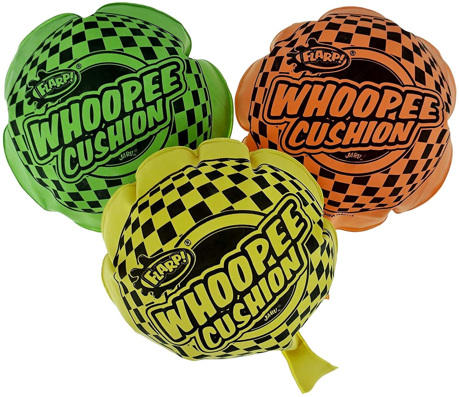 2pcs Whoopie Whoopee Cushion Balloon Gag Fart Joke Party Favor Red+Yellow 