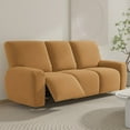 thumbnail image 4 of Housse Extensible pour Fauteuil Inclinable 2024 Housse de Canapé Simple Protecteur de Meubles Élastique Violet 1 Place, 4 of 8