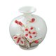 thumbnail image 3 of Jarrón de cerámica para flores, maceta, arreglo floral decorativo moderno pintado a mano Rojo, 3 of 9