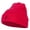 Magenta, variant on Lightning Bolt Embroidered Long Beanie - White OSFM