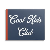 Stupell Industries Cool Kids Club Children's Sign Bold Red Blue, 48 x 36,Design by Daphne Polselli