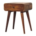 thumbnail image 2 of Lesuto Avora Chestnut Nightstand with 1 drawer - Nordic Style, Wood, 0 Drawers, 2 of 10