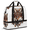 Multicolour 2, variant on Boho Wolf Foldable Travel Duffel Bag with Shoe Compartment, Weekend Overnight Carry On Bags for Men Women, Large Sports Gym Luggage