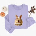 thumbnail image 5 of Zxlsdmn Womens Long Sleeve Sweatshirts Comfy Crew Neck Pullover Tops Trendy Graphic Sweatshirt Casual Drop Shoulder Fall Winter Sweat Shirts M, 5 of 5