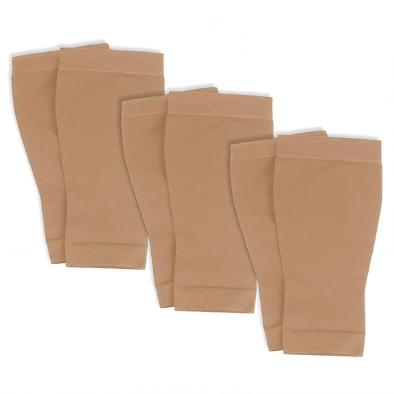 AUQ 3Pairs Compression Socks,Gradient Two-Level Pressure Design Compression Socks Men,Mid-To-High Boot Options Compression Stockings for Women,Yellow,5XL