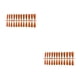 thumbnail image 2 of Seitruly Tabletas para mejorar las uñas Diseño de puntos elegantes Textura esmerilada Usable Uña falsa Puntas de manicura encantadoras JM-16Orange JM-16Naranja 2piezas Seitruly  CBP456203, 2 of 5