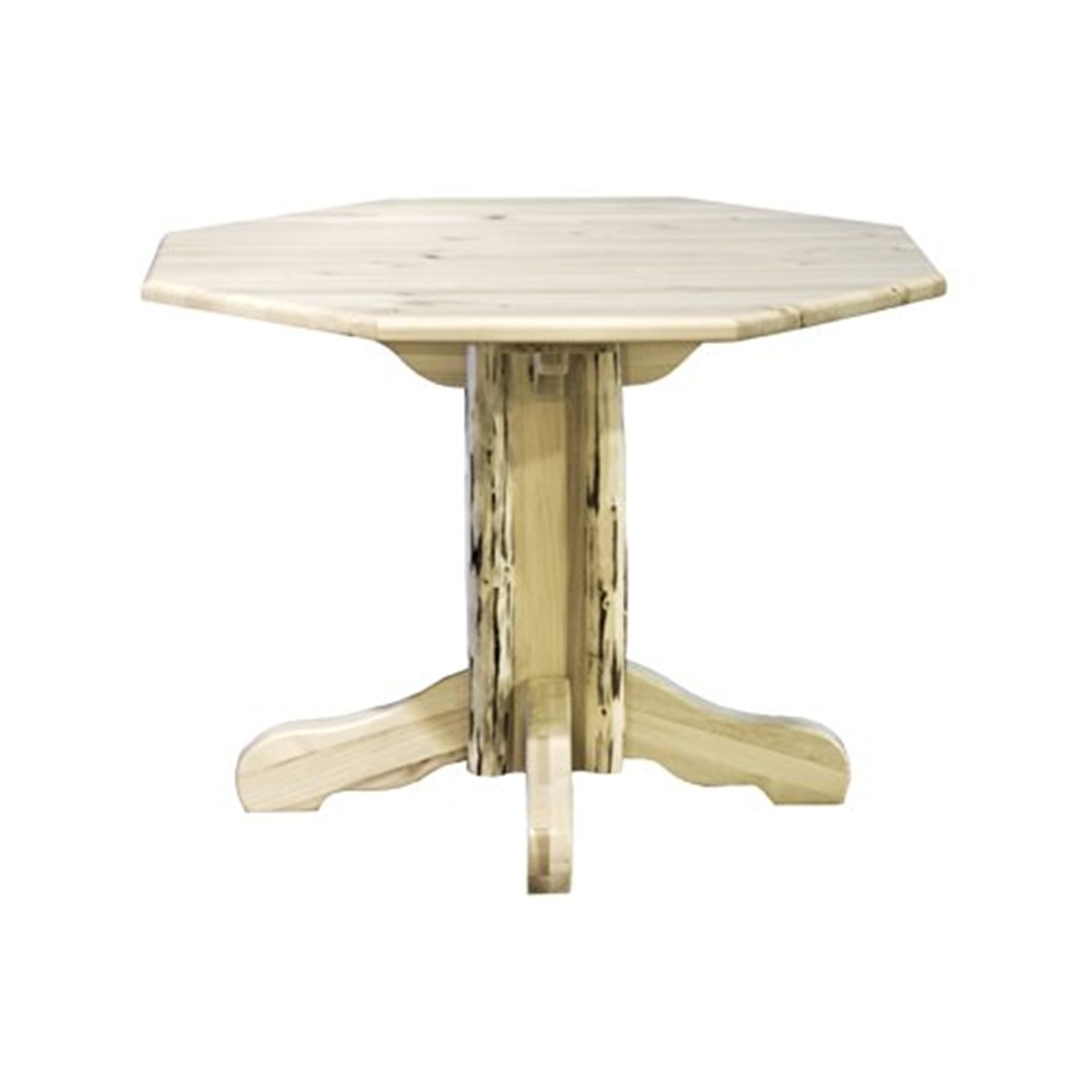 table with center support