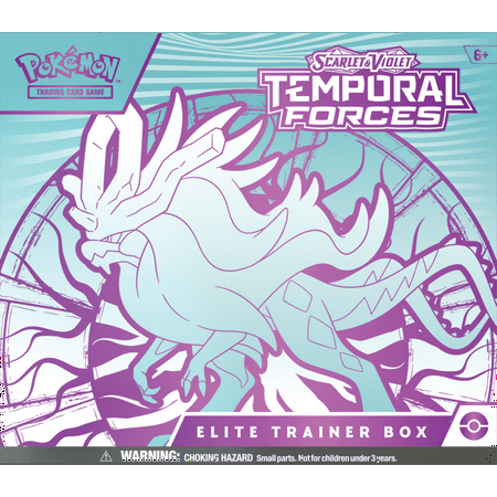 Pokemon Trading Card Games SV5 Temporal Forces Elite Trainer Box Walking Wake
