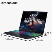 Acer Nitro V Gaming Laptop | Intel Core 5 Processor 210H | NVIDIA GeForce RTX 5050 Laptop GPU | 16 WUXGA IPS 165Hz Display | 8GB DDR5 | 512GB Gen 4 SSD | Wi-Fi 6 | Backlit Keyboard | ANV16-I31-54PT
