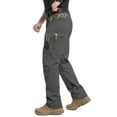 thumbnail image 4 of MANSDOUR Men's Stretch Ripstop Tactical Pants Water Resistant Flex Cargo Pants Lightweight EDC Operator Work Utility Pants Dark Gray 32x30, 4 of 8