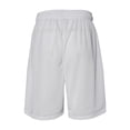 thumbnail image 2 of Russell Athletic B60934007 9 in. Dri-Power Tricot Mesh Shorts with Pockets, White - 2XL, 2 of 3