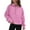 Pink, variant on Dpytoraw Women's Hooded Zip Up Pocketed Oversized Sweatshirt For Fall & Winter