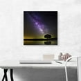 thumbnail image 2 of ARTCANVAS Milky Way Galaxy and Tree Canvas Art Print - Size: 18" x 18" (1.50" Deep), 2 of 9