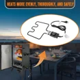 thumbnail image 5 of 1500W Heating Element Kit for Masterbuilt Electric Smoker Grill w/ Thermostat, 5 of 5