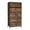 Rust Brown, variant on Crestlive Products Gray 6-Drawer Dresser Chest Vertical Storage Tower