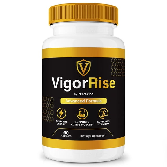 VigorRise – Original Vigor Rise Capsules with a Natural Daily Blend for Energy & Wellness | Clean, Gentle, Easy-to-Swallow Pills (60 Capsules)