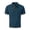 Blue, variant on Men's Ice Silk Shorts Sleeve T-Shirt Cooling Mesh Buckle V-Neck Tee Breathable Button Lightweight Summer Casual Tops for Golf Travel Outdoor Black 3XL