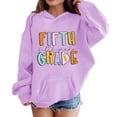 thumbnail image 4 of Ruyang Girls 5th Grade First Day of School Hoodies Boys Back to School Hoodie Long Sleeve Cute Preppy Hooded Sweatshirts, 4 of 7