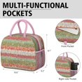 thumbnail image 6 of Obrewu Pioneer Flower Lunch Bag for Adult, Insulated, Leakproof, Oxford Cloth, 6 of 7