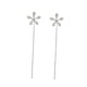 thumbnail image 4 of Pendientes colgantes Hugo aleación Perno de oreja duradero aretes colgantes con enhebrador, 4 of 7