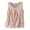 Pink, variant on Women's Tank Top ,Wide Strap Round Neck Embroidered Summer Slim Fit Blouse For Outdoor Wear (Yellow, X-Large)