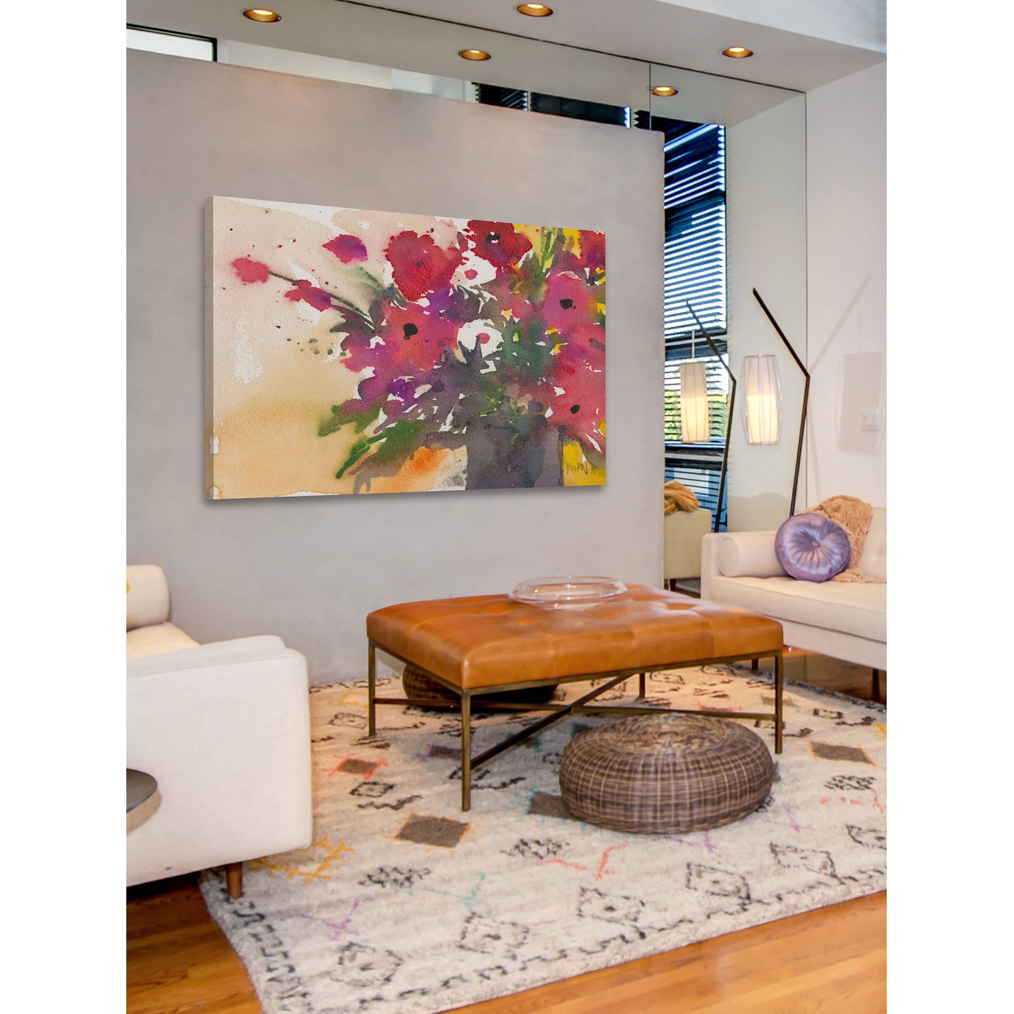 Marmont Hill "Bursting Impatients" Painting Print on Wrapped Canvas
