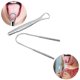 thumbnail image 2 of cepillos raspadores de lengua de acero inoxidable para limpieza bucal., 2 of 4