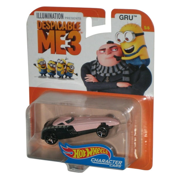 Despicable Me 3 Hot Wheels 16 Gru Series 3 Toy Car Vehicle 5 6 Walmart Com Walmart Com
