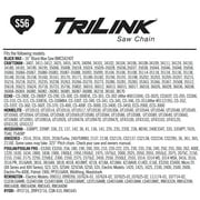 Trilink Saw Chain S56 - 16 2 Pack Replacement Chain for Chainsaw; 56 Drive Links; Condition: New