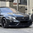 thumbnail image 4 of Car Front Bumper Spoiler Lip For Benz C-Class W205 C205 S205 C63 AMG 2015-2022, 4 of 6