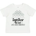 thumbnail image 3 of Inktastic Together, We Fight Lung Cancer Awareness Boys or Girls Toddler T-Shirt, 3 of 5
