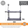 thumbnail image 5 of K&H PET PRODUCTS EZ Montaje de Ventana para Gatito – Nivel único o Doble Pila, apilado Doble, Gris, 12" x 23", 5 of 5