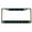 Chrome/Black/Turquoise, variant on Peace Sign Style Metal License Plate Frame Personalized/Car Accessories Car Tag Holder Cover (Chrome/Black/Turquoise)