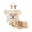 Beige, variant on BemeyourBBs Baby Girl My First Rodeos Outfit Newborn Western Baby Girl Cowgirl Outfit Short Sleeve Letters Deer Print Romper Layered Shorts Skirt with Hairband Summer Clothes 3Pcs Set