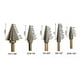 thumbnail image 5 of Broca Escalonada Conica Acero Rapido Taladro 5uds Estuche, 5 of 6