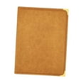 thumbnail image 1 of GUOOL Couverture de Menu de Restaurant 3 Pages Format A4 Dossier de Menus pour Fête Café Restaurant Brun, 1 of 9