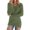Green, variant on Women's Casual Fashion Long Sleeve Button Down Pullover Top, V Neck Solid Color Sweater, Versatile Layer for Work and Weekend,Beige M