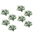 thumbnail image 1 of Christmas Decorations Candle Rings Wreaths for Table Decor,Small Christmas Wreath with Red Berries Candle Wreath for Home Dinner Wedding Party Table Decoration Mini Wreath (8), 1 of 5