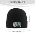 thumbnail image 3 of Character Harley Quinn Stretchable Knitted Beanie Hat Unisex Hat Daily Winter Thermal Soft Skull Cap For Men Women, 3 of 7