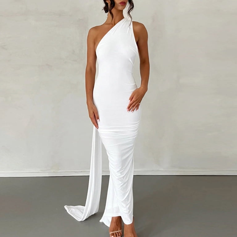 sachin and babi light blue dress Green Petite Soft Tailored Halter Neck Open Back Maxi Dress main image 1