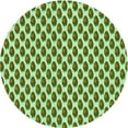 thumbnail image 1 of Ahgly Company Tapis d'Intérieur Lavables en Machine, Ronds, Transitionnels, Verts, Ronds de 3', 1 of 7
