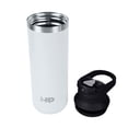 thumbnail image 2 of Termo para Agua o Cafe Fria o Caliente de Acero Inoxidable de 500 Ml Color Blanco, 2 of 5