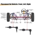 thumbnail image 4 of Unique Bargains 2pcs Enlaces de Barra Estabilizadora Frontal Kit para Ram 2500 2014-2021 para Ram 3500 2013 Kit de Suspensión, 4 of 7