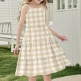 thumbnail image 4 of 13-14 Years Girl's Sleeveless Summer Casual Sundress A-line Dress with Pockets for 4-12 Years, 4 of 7