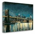 thumbnail image 2 of 34x23 Bright City Lights Blue I by James Wiens Print on CanvasFabric Multi-Color, 2 of 3