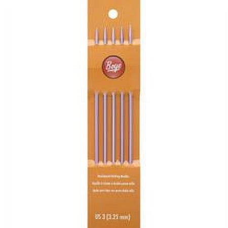 Boye Double Point Aluminum Knitting Needles 7 inch Size 3 6307-3 (3-Pack)
