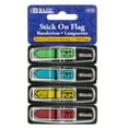 thumbnail image 2 of BAZIC Products Neon Color Printed Sign Here Flags with Dispenser, 100 Per Pack, 12 Packs, 2 of 7