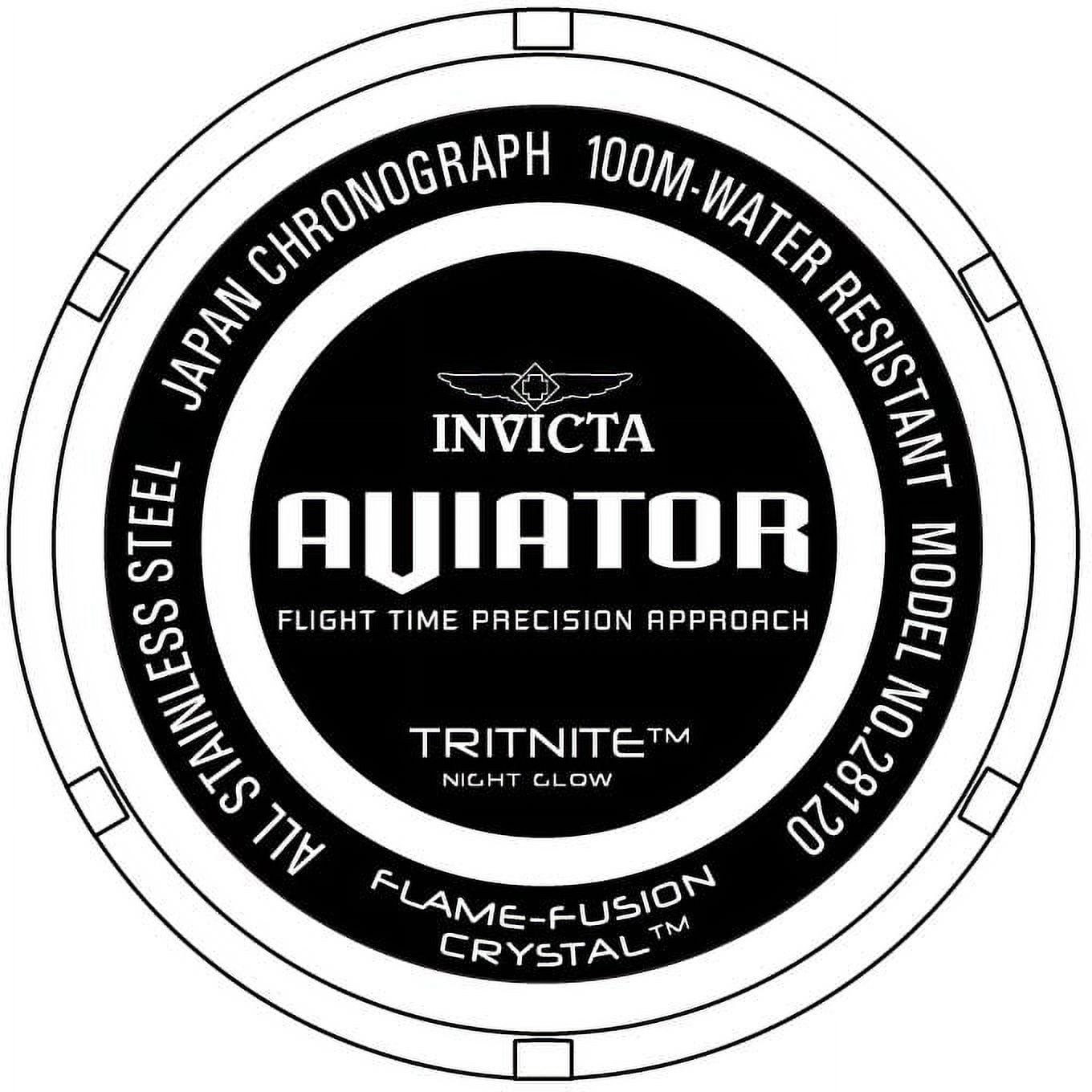 Invicta Aviator 28120 Stainless Steel Chronograph Watch