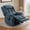 Blue+Linen, variant on TEKAMON Power Lift Chair Recliner for Elderly with Heat and Massage, Lay Flat Sleeping Recliner Dual Motor Infinite Position Leather Lift Chair for Living Room (Brown)