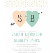 Heart and Arrow Standard Wedding Invitation